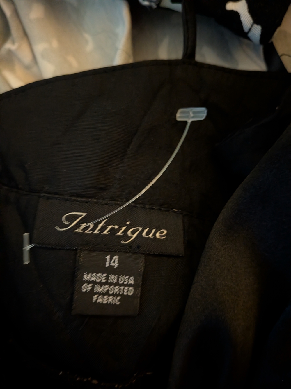 Intrigue Black Dress  - Size 14